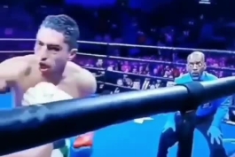 😂🥊 باحال‌ترین داور بوکس (ویدئو)