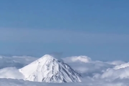 🗻جناب مستطاب دماوند از زاویه  دیدی  دیگر ، بام اسطوره ای ایران❤️🤍💚