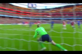 ⚽ گل فوق‌العاده کریستیانو رونالدو به آرسنال 2009 (ویدئوی HD)