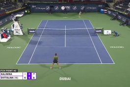 Elina Svitolina vs Kalinina - Dubai 2024 - Highlights