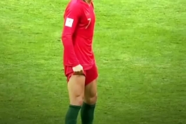 کاشته تاریخی کریستیانو رونالدو به اسپانیا در جام جهانی 2018  که که باعث شد نتیجه بازی مساوی بشه