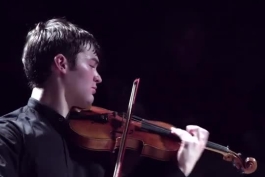 دوئت ویولن و پیانو - Ponce's Estrellita (arr. Heifetz for violin & piano), played by Nathan Meltzer and Jessica Xylina Osborne at the Longy School of Music of Bard College, November 2019