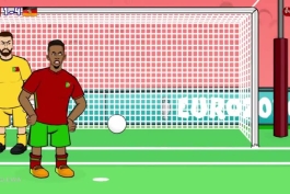 انیمیشن طنز بازی پرتغال و آلمان در یورو ۲۰۲۰
