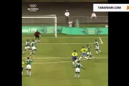 حرکات تکنیکی و گل‌های رونالدو نازاریو با پیراهن تیم ملی زیر ۲۳ ساله‌های برزیل در المپیک ۱۹۹۶