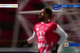 ویدیو + گل اول پرسپولیس به استقلال توسط محمد حسین کنعانی زادگان در دربی 105