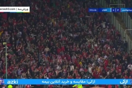 ویدیو + گل دوم پرسپولیس به ملوان توسط سردار دورسون