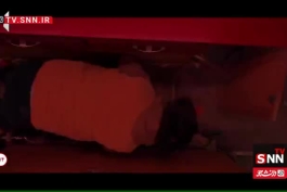 درگیری بهتاش فریبا با خرس قهوه ای و نجات جان خانواده ی خود در حالی که نقی معمولی پشت در گیر افتاده بود