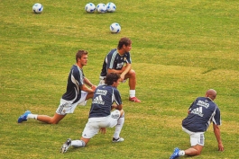 Ramos with Beckham, R Carlos and Raul