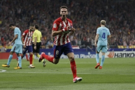 Atletico Madrid - FC Barcelona - La Liga - لالیگا - Saul Niguez