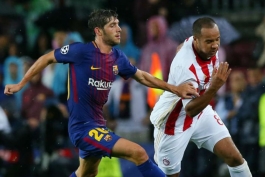 Sergi Roberto - Uefa Champions League - Olympiacos - FC Barcelona - بارسلونا - المپیاکوس