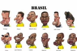 کاریکاتور تیم ملی برزیل