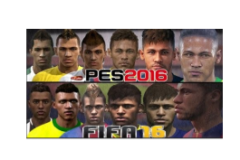 تمامی چهره های نیمار در pes و fifa