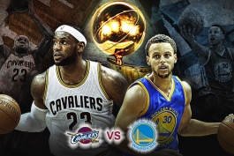 گلدن استیت وریرز-کلیولند کاوالیرز-پلی آف NBA-لبران جیمز-استفن کری