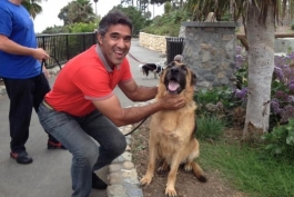 عابزاده با سگش