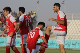 پرسپولیس-بازیکنان پرسپولیس-خوشحالی بازیکنان پرسپولیس-گلزنی پرسپولیس