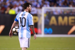 گزارش تصویری: آرژانتین (2)0 - (4)0 شیلی؛ لیونل مسی در قاب تصویر