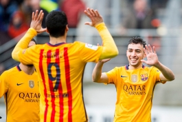 باشگاه بارسلونا قرارداد سرخی سامپر و مونیر الحدادی را تا سال 2019 تمدید خواهد کرد
