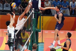 والیبال المپیک ریو 2016؛ امریکا 3 - 0 مکزیک؛ پیروزی امریکا با قضاوت شاهمیری
