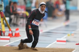  سپیده توکلی نایب‌ قهرمان مسابقات دو و میدانی داخل سالن آسیا شد