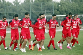 تمرین پرسپولیس - غیبت رامین رضاییان- علیرضا بیرانوند - پرسپولیس - پیکان