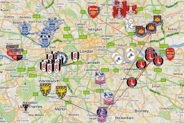 London football map