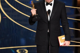 leonardo di caprio  in oscar2016