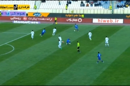 خلاصه بازی استقلال 2-2 گسترش فولاد