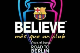 you must believe it.we win it.we are barca