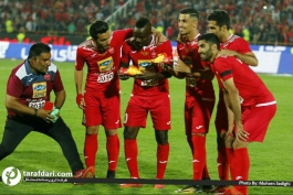 لیگ برتر-پرسپولیس-دربی-خوشحالی بازیکنان پرسپولیس