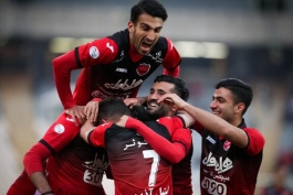 حسین ماهینی-بازیکنان پرسپولیس-لیگ برتر-خوشحالی بازیکنان پرسپولیس