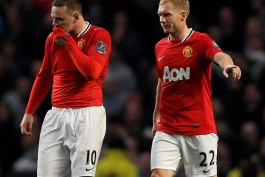 وین رونی-پل اسکولز- manchester united- wayne rooney- paul scholes