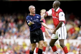 پاتریک ویرا- روین کین- منچستریونایتد- آرسنال- MANCHESTER UNITED- ARSENAL- ROY KEANE- VIERA