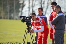 تصاویری از تمرینات تیم موناکو پیش از بازی با گینگام