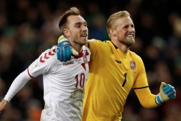 Christian Eriksen - Kasper Schmeichel