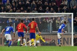 در یک نگاه؛ آمار و ارقام بازی تیم های ایتالیا و اسپانیا