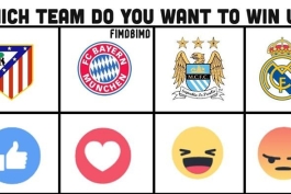 WHICH  TEAM  DO  YOU  WANT  TO  WIN  UCL