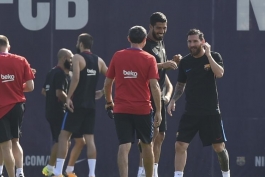 گزارش تصویری - تمرینات بارسلونا 