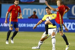اسپانیا 2-2 کلمبیا - گل آلوارو موراتا - لاروخا - شکست خانگی - نجات
