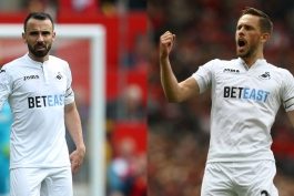 Leon Britton - Gylfi Sigurdsson  - Swansea City - سوانزی - لیگ برتر انگلیس - England Premier League - EPL - PL - نقل و انتقالات سوانزی - Swansea Transfers - نقل و انتقالات اورتون - Everton Transfers