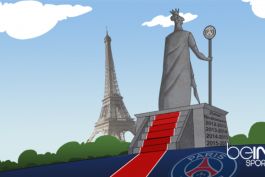 ساخت مجسمه زلاتان در پاریس (کاریکاتور)