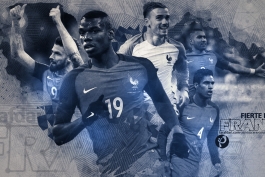 یورو 2016؛ پوستر اختصاصی طرفداری، خروس های آبی پوش