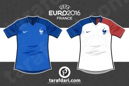 یورو 2016؛ اینفوگرافیک اختصاصی طرفداری، تمام لباس های فرانسوی ها در تاریخ یورو