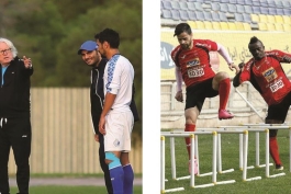 تمرین استقلال-تمرین پرسپولیس-استقلال-پرسپولیس-سرخابی ها