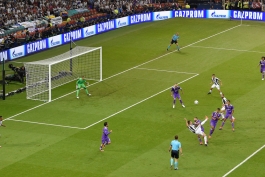یوونتوس - لیگ قهرمانان اروپا - گلزنی در مقابل رئال مادرید