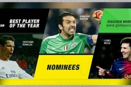 نامزدهای بهترین بازیکن Globe Soccer Awards در سال 2015 انتخاب شدند