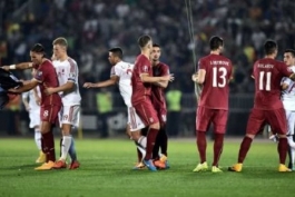 بازیکنان آلبانی: جو مسابقه شبیه یک منطقه جنگی بود