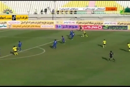 خلاصه بازی اسقلال خوزستان 1-1 سپاهان