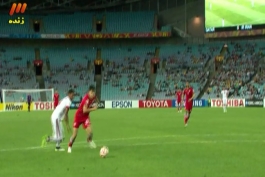 گل سردار آزمون؛ ایران 1-0 قطر