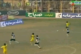 گل بازی نفت مسجدسلیمان 1-0 صبای قم