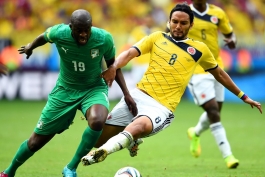 گل‌ها  و خلاصه بازی کلمبیا 2-1 ساحل عاج 